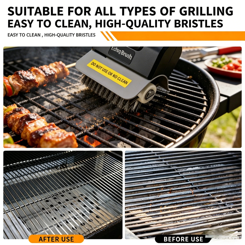 New Arrival Electric BBQ Cleaning Brush, Stainless Steel Wire for Grill & Oven, Custom Service Available