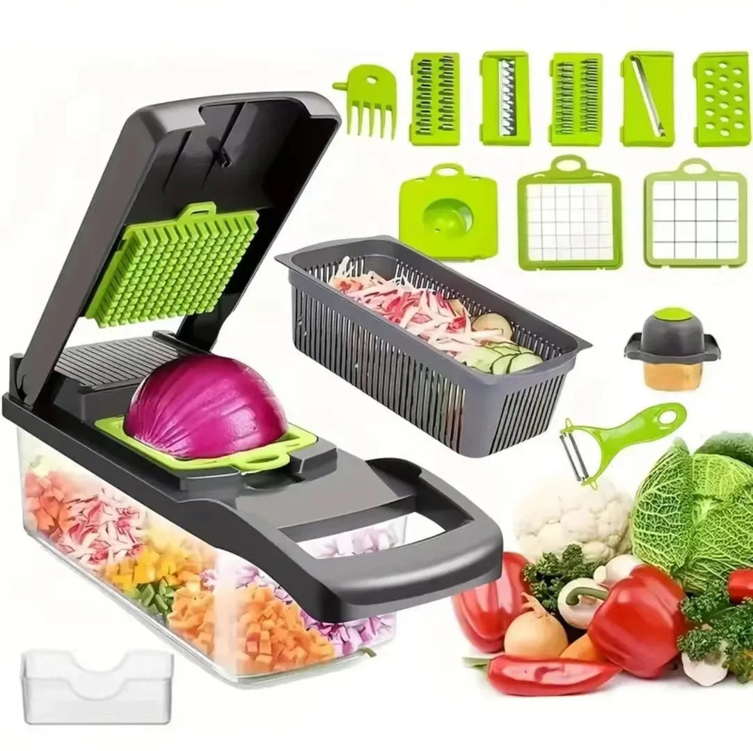 16 Multifunctional vegetable cutting artifact Kitchen household shredding potato shredding dicer wiping radish planer slicer