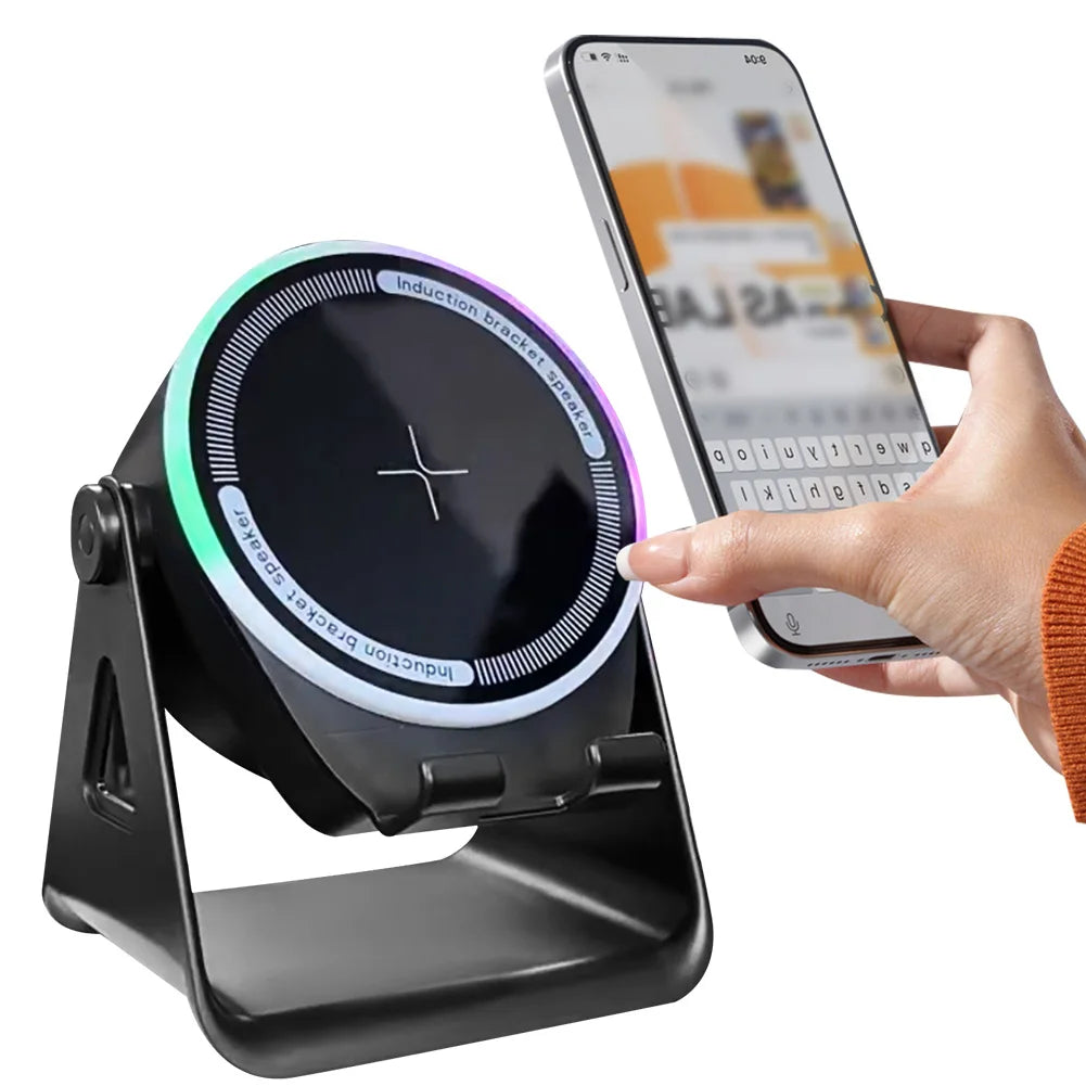 Portable Bluetooth-compatible Speaker W/ BT Speaker 3 in 1 Bluetooth-compatible Speaker Phone Stand for Home and Outdoors