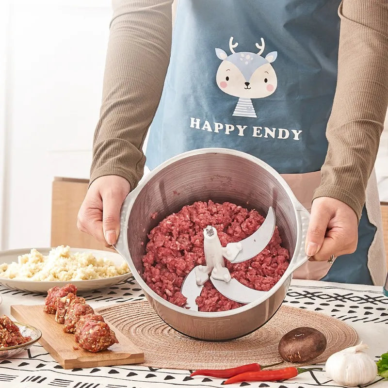 Factory Wholesale Price Household Multifunction Small Meat Chopper Food Stainless Steel 2l 3l 4l 5l Electric Meat Grinders