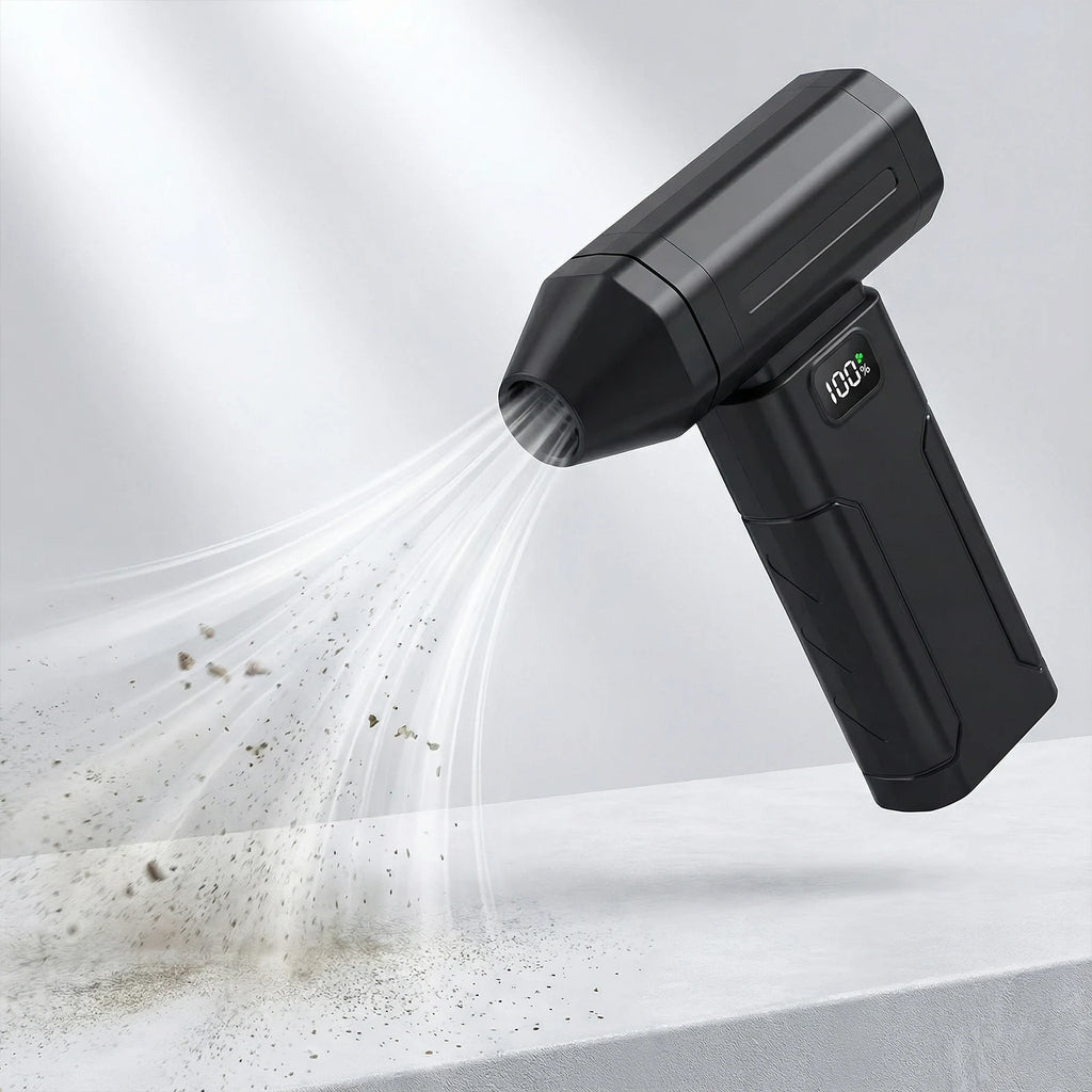 Lenovo Turbo Fan Electric Air Duster Portable 200,000 RPM Cleaning Blower Tool Car Blowing Snow 4 Adjustable Gears Type-C Charger