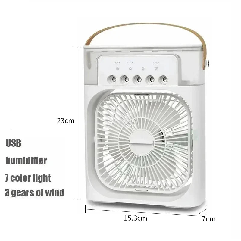Portable Mini Air Conditioner with Night Light—Efficient Cooling for Home or Office