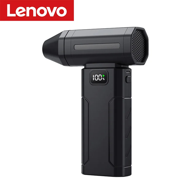 Lenovo Turbo Fan Electric Air Duster Portable 200000RPM Cleaning Blower Tool Car Blowing Snow 4 Gears adjustable Type-C Charger