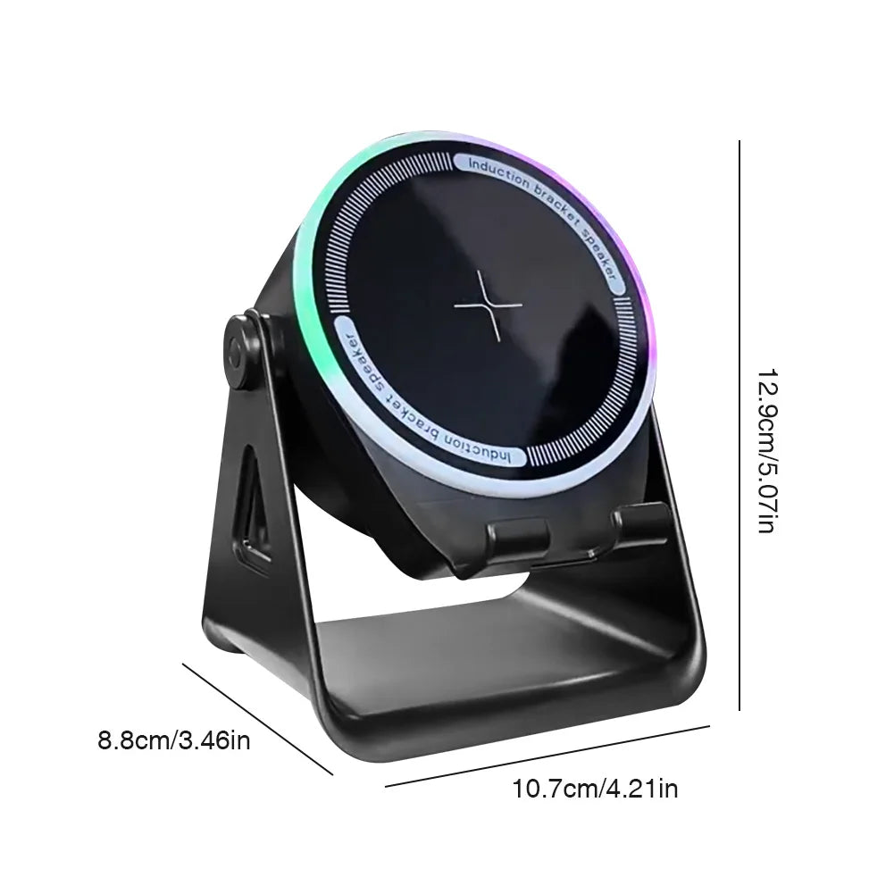 Portable Bluetooth-compatible Speaker W/ BT Speaker 3 in 1 Bluetooth-compatible Speaker Phone Stand for Home and Outdoors