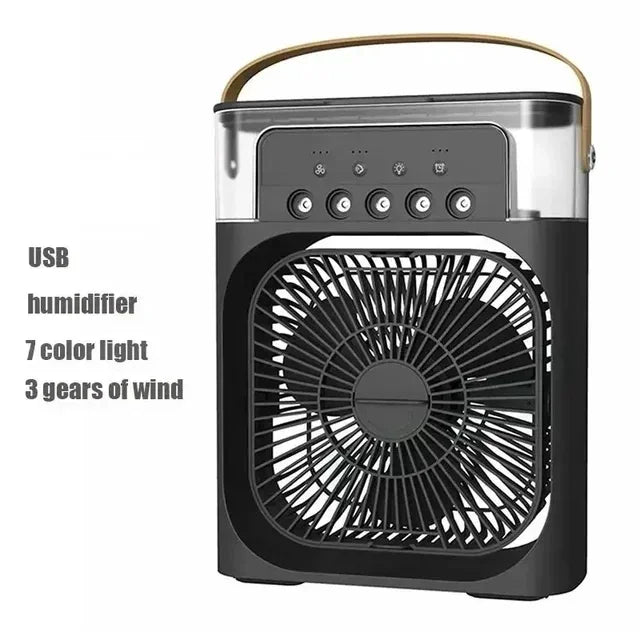 Portable Mini Air Conditioner with Night Light—Efficient Cooling for Home or Office