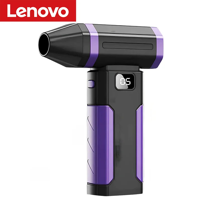 Lenovo Turbo Fan Electric Air Duster Portable 200000RPM Cleaning Blower Tool Car Blowing Snow 4 Gears adjustable Type-C Charger