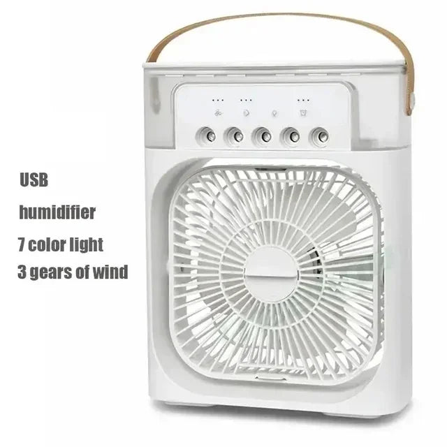 Portable Mini Air Conditioner with Night Light—Efficient Cooling for Home or Office